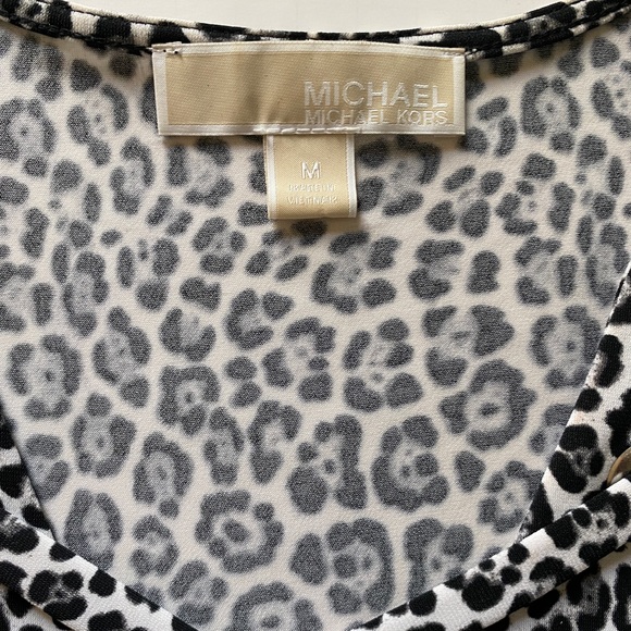 Micheal Kors Leopard Print Dress size M - Picture 2 of 7